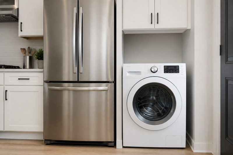 Refrigerator and washing machine
